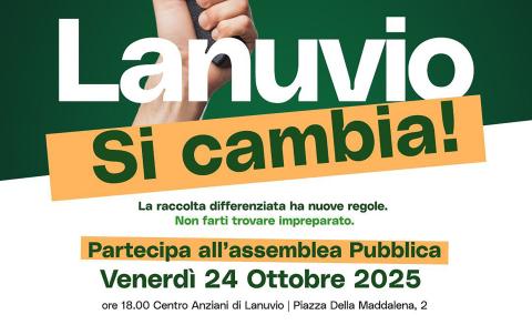 Locandina Lanuvio Si cambia secondo incontro
