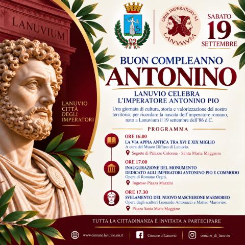 Buon Compleanno Antonino Pio
