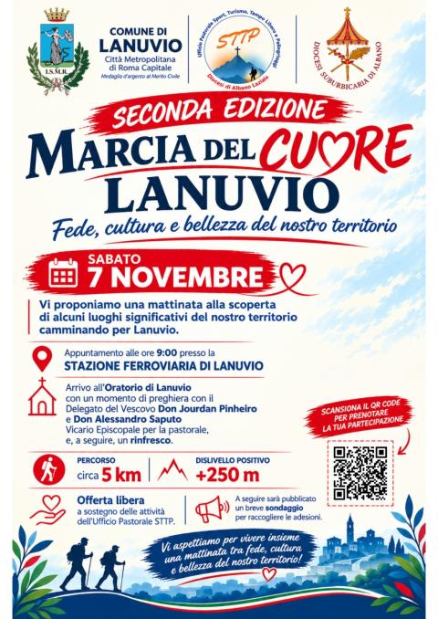 Locandina Marcia del Cuore 2026