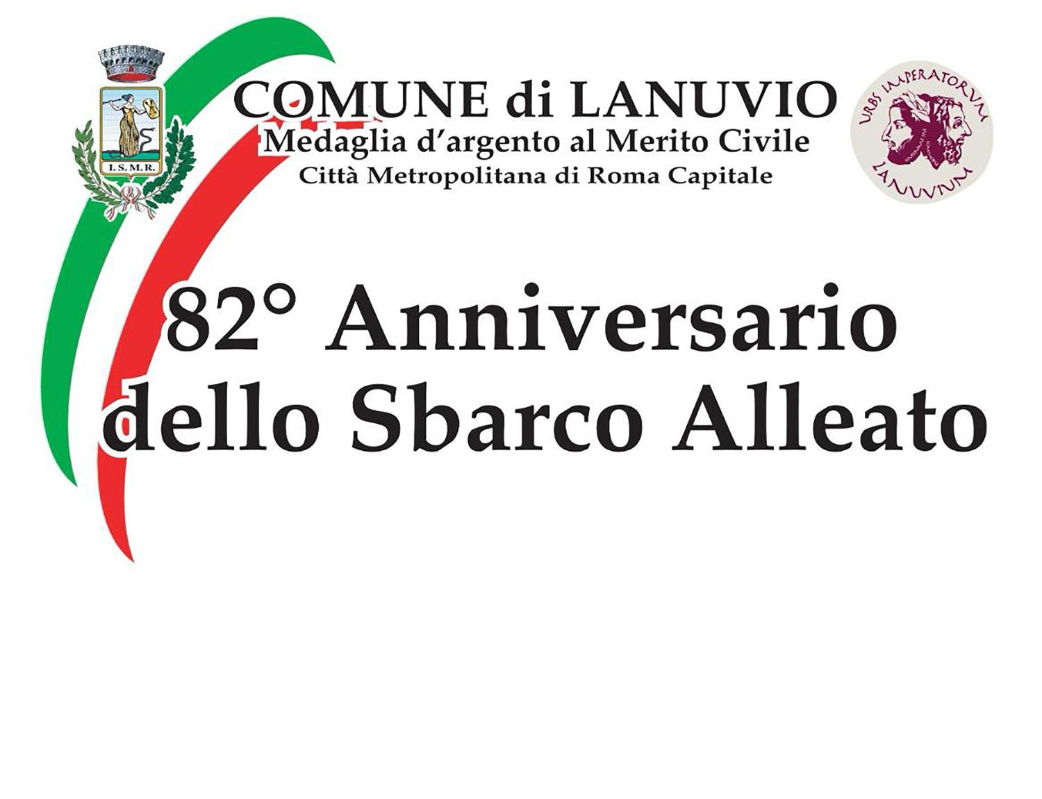 82° Anniversario dello Sbarco Alleato