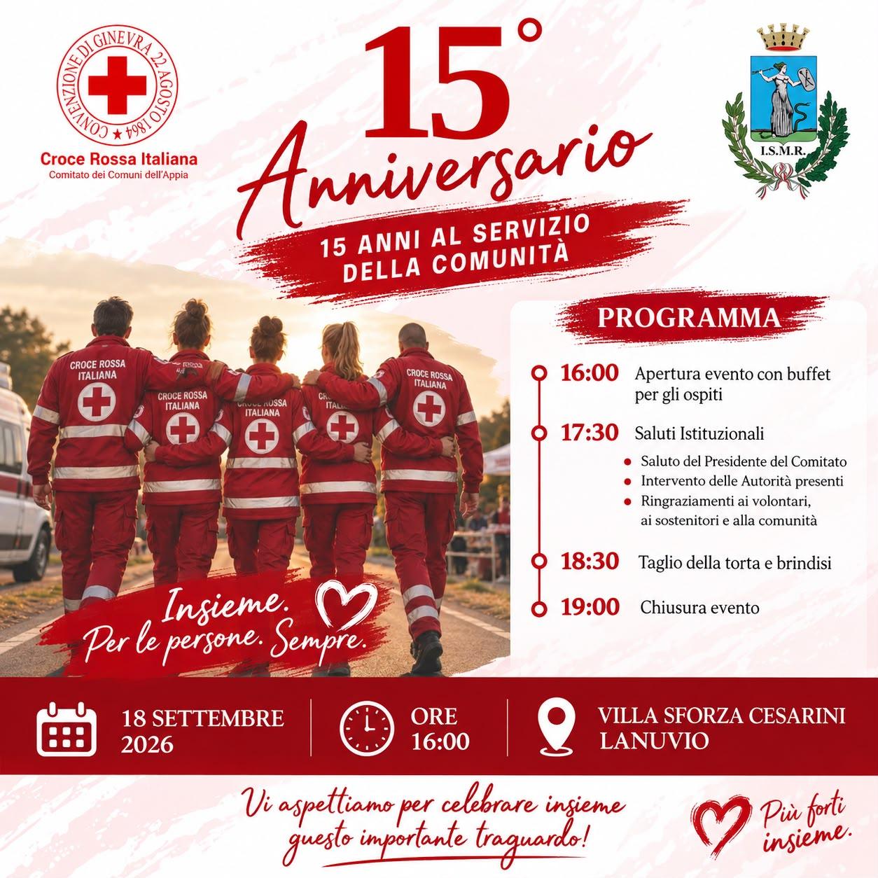 15° Anniversario Croce Rossa